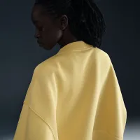 Nike Sportswear Phoenix Fleece женская Over-оверсайз Graphic Cardigan Yellow