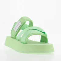 Сандалі Calvin Klein Prefresato Sandal Badge YW0YW00967-0H9 - Зелені