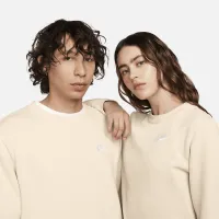 Nike Sportswear Club Fleece женская Crew-Neck свитшот цвет коричневый