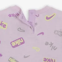Nike E1D1 Baby Short Sleeve Short Coverall цвет фиолетовый