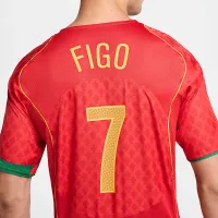Luis Figo Portugal 2004 Reissue чоловічі Nike Soccer Replica Jersey колір червоний
