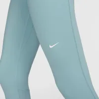 Nike Pro женская Mid-Rise Mesh-Paneled лосины синий
