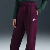 Nike Sportswear Club Fleece Big дитячі Loose Pants колір червоний