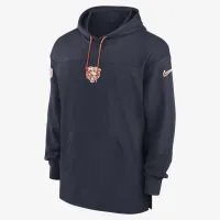 Chicago Bears Sideline Jersey чоловічі Nike Dri-FIT NFL Pullover Толстовка з капюшоном блакитний
