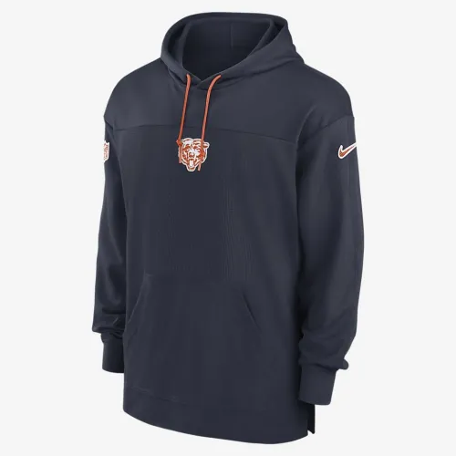 Chicago Bears Sideline Jersey чоловічі Nike Dri-FIT NFL Pullover Толстовка з капюшоном блакитний