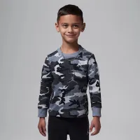 Nike Jordan Brooklyn Essentials Toddler Camo Long Sleeve Top колір сірий