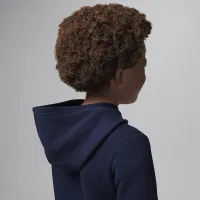 Nike Jordan MJ Brooklyn Fleece Little детские 2-Piece Pullover Толстовка с капюшоном набор синий