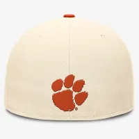 Clemson Tigers Primetime True чоловічі Nike Dri-FIT College Fitted Hat колір коричневий