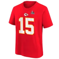 Patrick Mahomes Kansas City Chiefs Super Bowl LIX Big дитячі Nike NFL футболка колір червоний