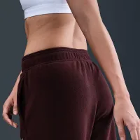 Nike One женская Therma-FIT Mid-Rise Fleece Pants цвет красный