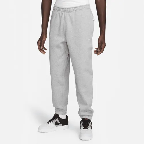 Nike Solo Swoosh чоловічі Fleece Pants колір сірий
