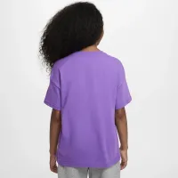 Nike Sportswear Essential Big детские (Girls') футболка цвет фиолетовый
