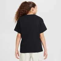 Nike Sportswear Essential Big дитячі (Girls') футболка колір чорний