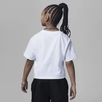 Nike Jordan Essentials Printed Jumpman Tee Little детские футболка цвет белый