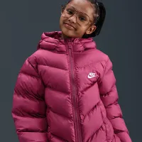 Nike Sportswear All Day Play Big детские Therma-FIT Loose-Fit Puffer Куртка цвет фиолетовый