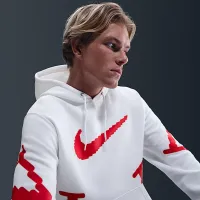Nike Sportswear Club чоловічі Fleece Толстовка з капюшоном колір білий