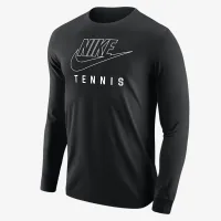 Nike Swoosh чоловічі Tennis Long-Sleeve футболка колір чорний