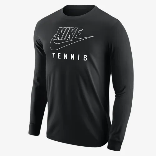 Nike Swoosh чоловічі Tennis Long-Sleeve футболка колір чорний