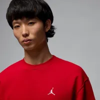 Nike Jordan Brooklyn Fleece чоловічі Crew-Neck світшот колір червоний