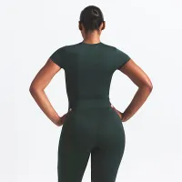 NikeSKIMS Airy женская Baby футболка цвет зеленый