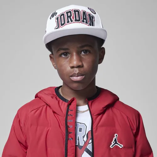 Nike Jordan Patch Pack Big детские Flat Brim Cap цвет белый