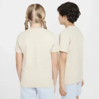 Nike Sportswear Big детские футболка цвет коричневый