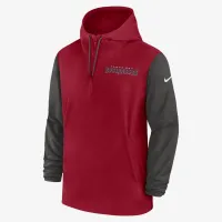 Tampa Bay Buccaneers Sideline Pre-Game Player мужские Nike NFL 1/2-Zip Hooded Куртка цвет красный