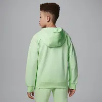 Nike Jordan Dri-FIT MJ Sport Big детские Statement Hoop Fleece Full-Zip Толстовка с капюшоном цвет зеленый