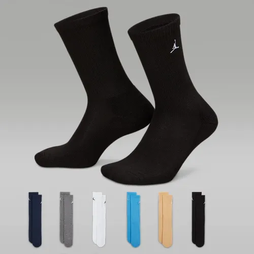 Nike Jordan Everyday Essentials Big детские Crew носки (6 пары) многоцветный