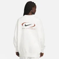 Nike Sportswear Phoenix Fleece женская оверсайз Crew-Neck свитшот цвет белый