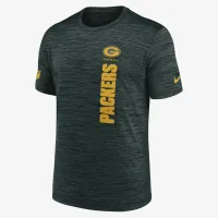 цвет зеленый Bay Packers Sideline Velocity мужские Nike Dri-FIT NFL футболка цвет зеленый
