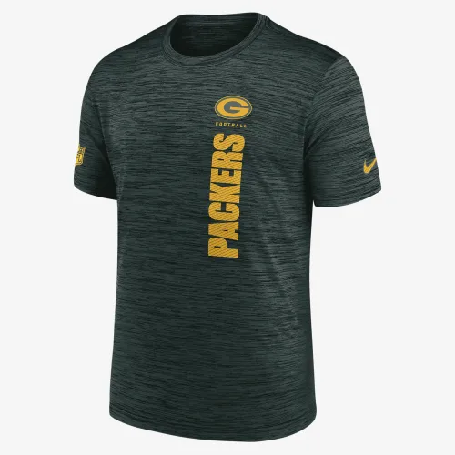 цвет зеленый Bay Packers Sideline Velocity мужские Nike Dri-FIT NFL футболка цвет зеленый