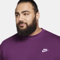 Nike Sportswear Club Fleece чоловічі Crew колір фіолетовий