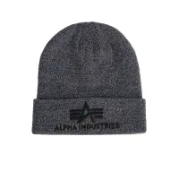 Шапка Alpha Industries Beanie 3D 168910315 - Серая