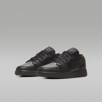 Nike Air Jordan 1 Low Big детские Кроссовки цвет черный