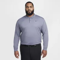 Nike Dri-FIT Victory мужские Long-Sleeve для гольфа Polo цвет серый