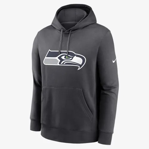Seattle Seahawks Club Logo чоловічі Nike NFL Pullover Толстовка з капюшоном колір сірий