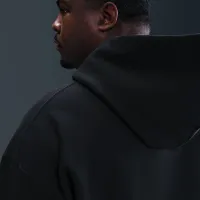Nike Solo Swoosh мужские Full-Zip Fleece Толстовка с капюшоном цвет черный