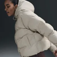 Nike Sportswear Metro Puffer женская Therma-FIT Loose Hooded Куртка цвет коричневый