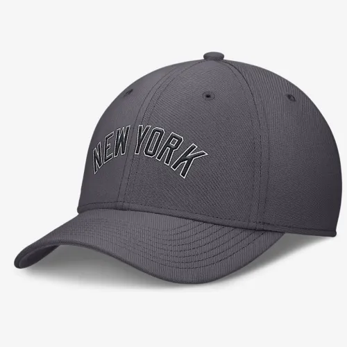 New York Yankees Swoosh чоловічі Nike Dri-FIT MLB Hat колір сірий