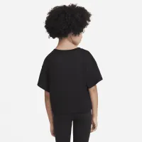 Nike Little дитячі футболка колір чорний