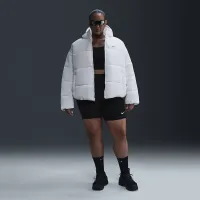 Nike Sportswear Classic Puffer жіноча Therma-FIT Loose Hooded Куртка (великі розміри) колір білий