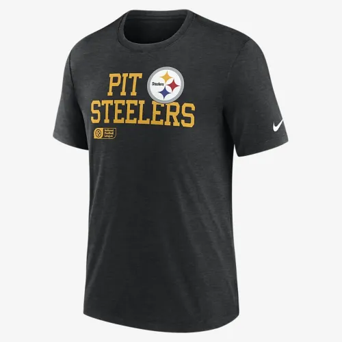 Pittsburgh Steelers Overlap Lockup чоловічі Nike NFL футболка колір чорний