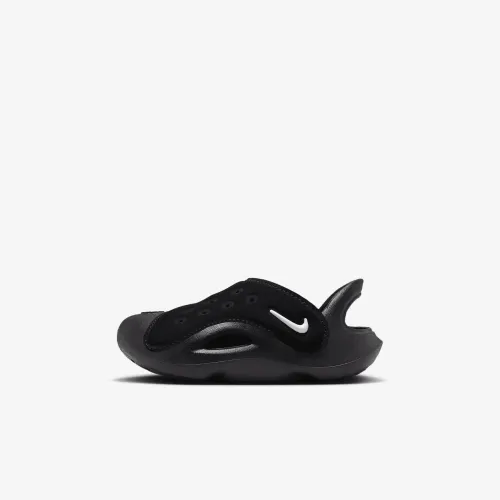 Nike Aqua Swoosh Baby/Toddler босоніжки колір чорний