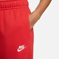 Nike Sportswear Club Fleece жіноча Mid-Rise Wide-Leg Sweatpants колір червоний