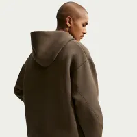 Nike Tech мужские Fleece Full-Zip Толстовка с капюшоном цвет коричневый