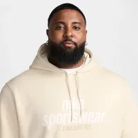 Nike Club чоловічі Fleece Pullover Толстовка з капюшоном колір коричневий