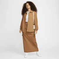 Nike Sportswear Essential жіноча оверсайз UV Woven Coaches' Куртка колір коричневий