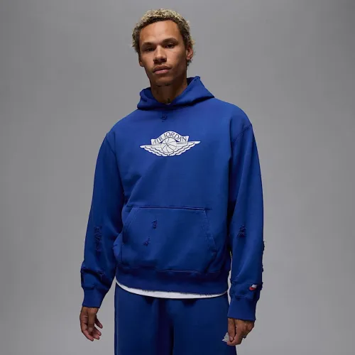 Nike Jordan Rare Air чоловічі Fleece Pullover Толстовка з капюшоном блакитний