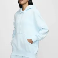 Nike Sportswear Phoenix Fleece жіноча оверсайз Pullover Толстовка з капюшоном блакитний